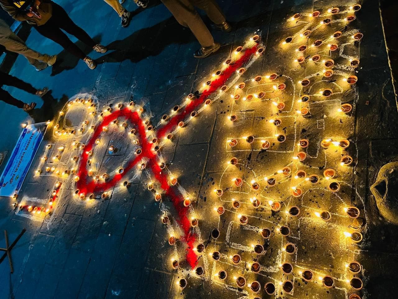 Illuminating Awareness: World AIDS Day Commemoration in Kathmandu