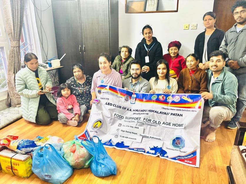 Nurturing Elders: Food Support Program at Digo Nepal Samaj