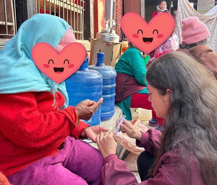 Sweet Success: Leos Lead Diabetes Screening at Teku Ashram