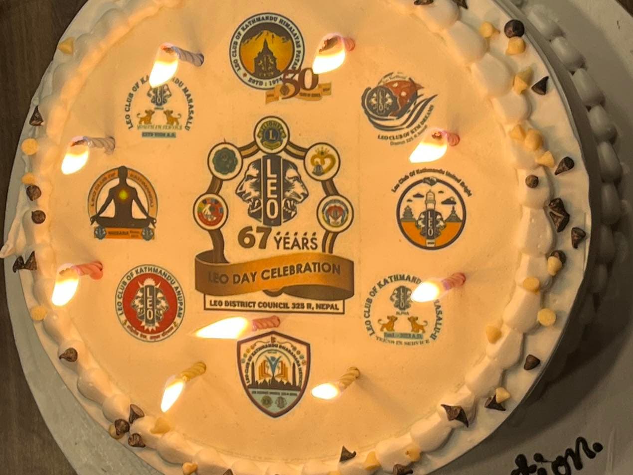 Leos Light Up New Baneshwor on International Leo Day